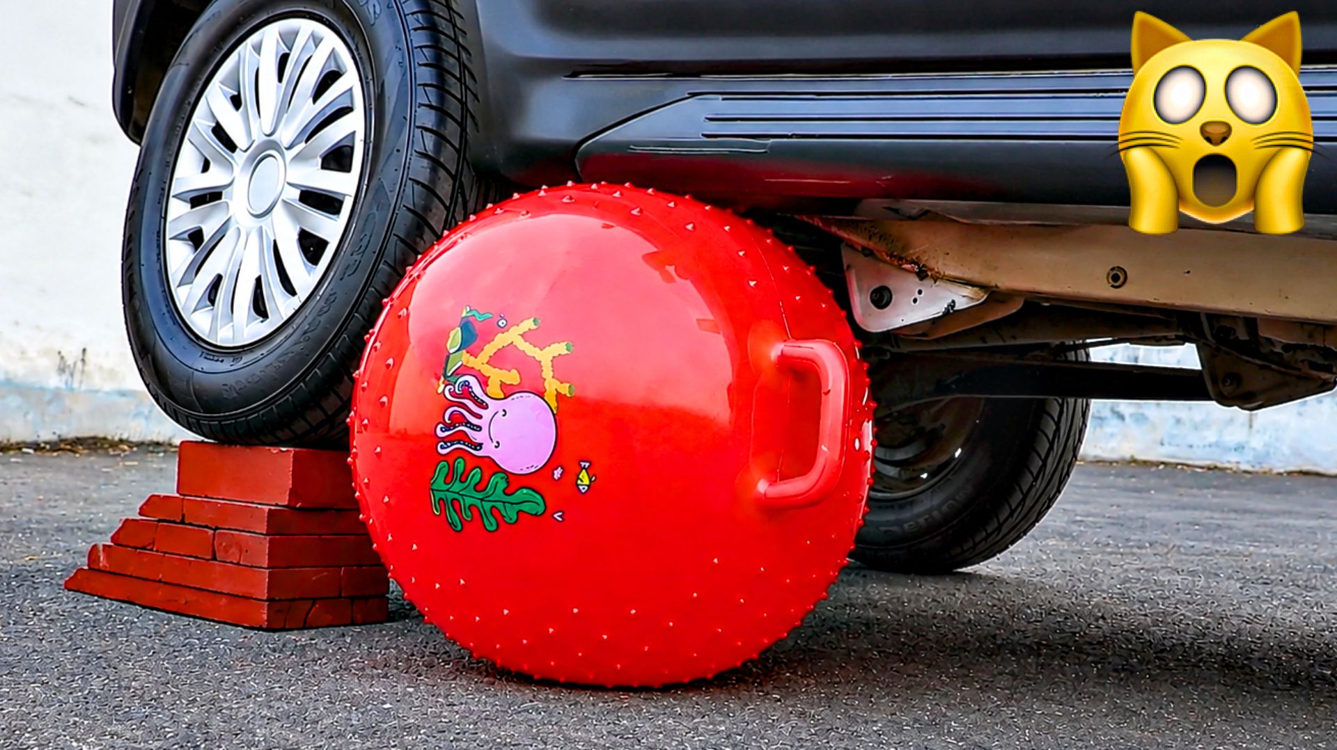 🚗 Колесо Машины + Вещи + Игрушки и Большой Шар 🙀