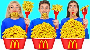 Быстрая Средняя или Медленная Скорость Еды Челлендж