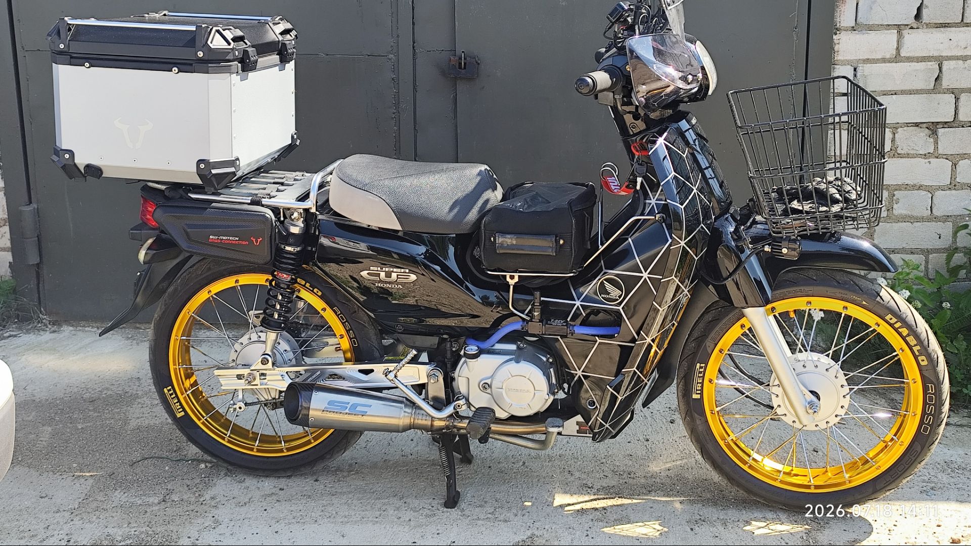HONDA SUPER CUB AA04 РАБОЧИЕ БУДНИ 2026 Ч.9 ЗАДНИЙ МАЯТНИК