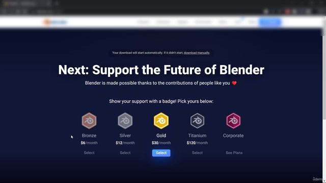 3. Installing Blender