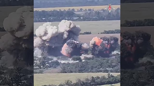 Применение ФАБ-500 и ФАБ-1500 по пунктам временной дислокации в ДНР и Харьковской области