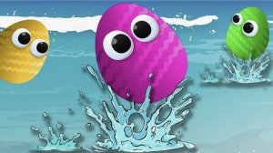 Разноцветные Сюрпризы - Учим Цвета с Игрушками ТРИ КОТА Учим Фрукты и Ягоды [get-save.com]