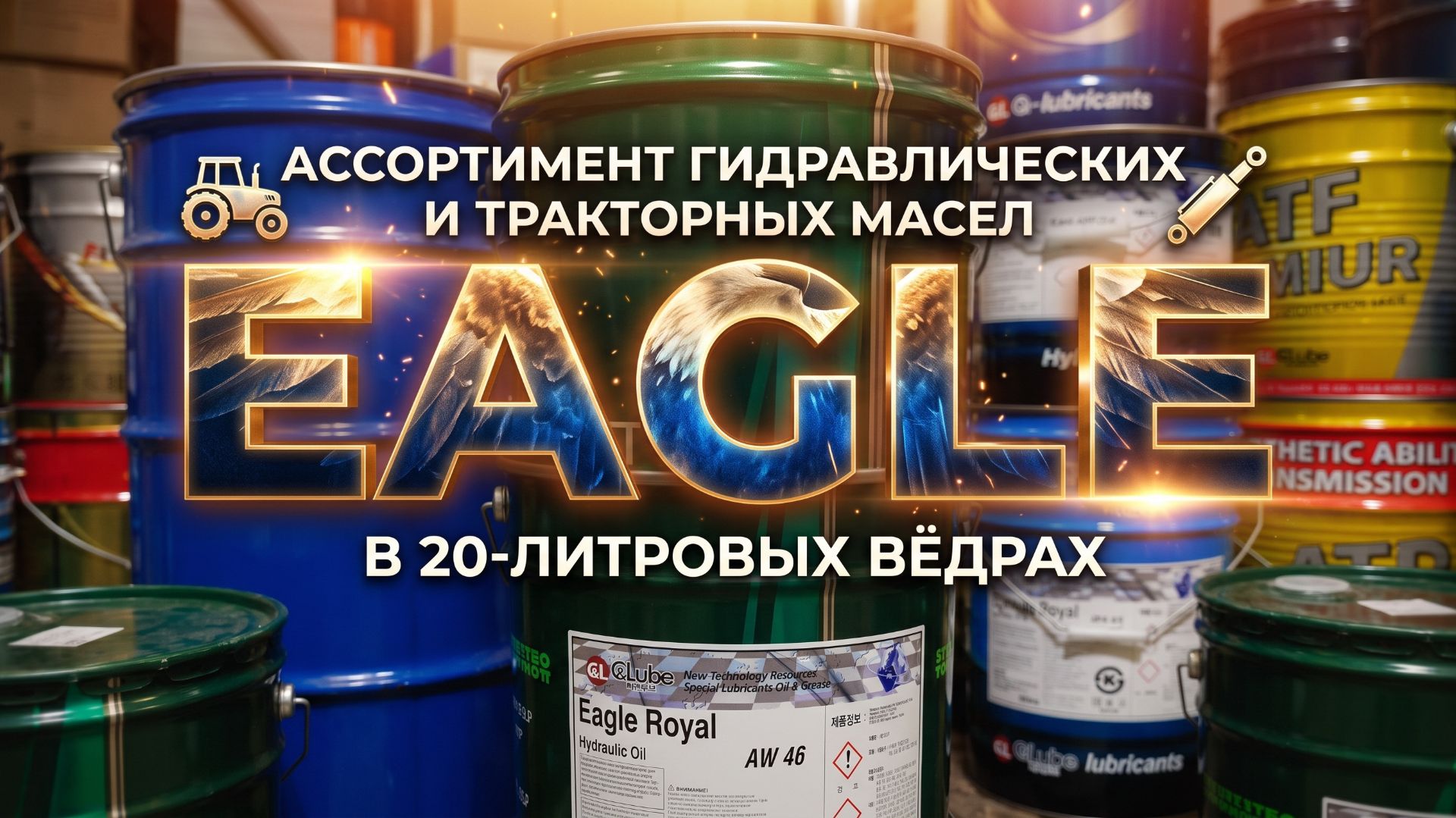 ГИДРАВЛИЧЕСКИЕ И ТРАКТОРНЫЕ МАСЛА EAGLE.  #UTTO #hydraulic #anton_mygt