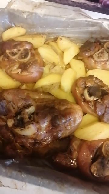 Такая получилась вкуснятина,нам на обед!