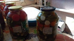 Мои заготовки 🥒🍅👍🤩🙃