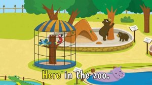 Super Minds 2 (2nd) - Unit 2 - Зоопарк - Song for kids - KARAOKE - They like life here in the Zoo.