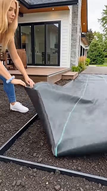 Отличные идеи для ландшафтного дизайна дома и дачи #дизайн #diy #ремонт #строительство #интерьер