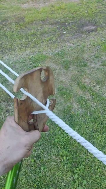 Плетение веревки из шпагата
