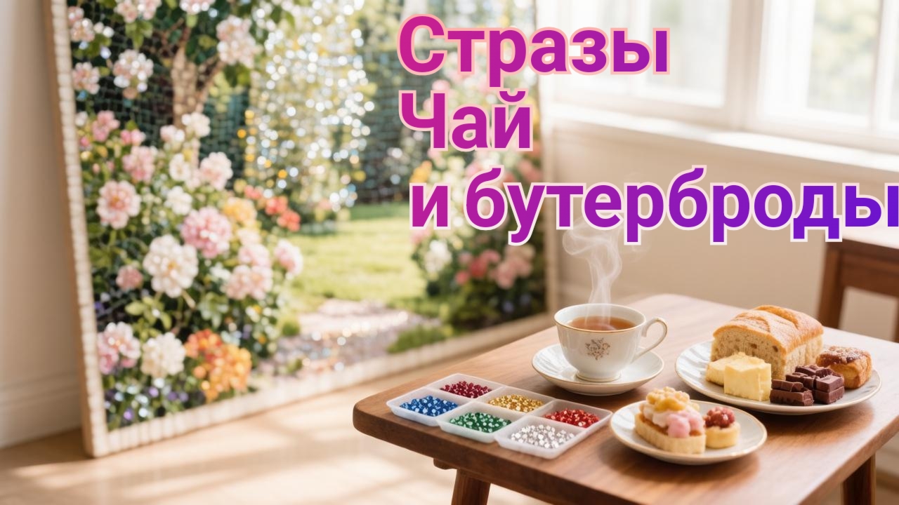 Ответы на вопросы ТЭГа Стразы чай и бутерброды  Канал Мастерская Алисы.