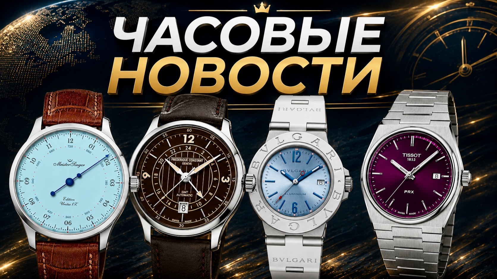 ЧАСОВЫЕ НОВОСТИ / ЧАСЫ С ОДНОЙ СТРЕЛКОЙ ЗА 10000 ДОЛЛАРОВ / АЛЮМИНИЕВЫЕ BVLGARI / ROLEX ДЛЯ DRAKE