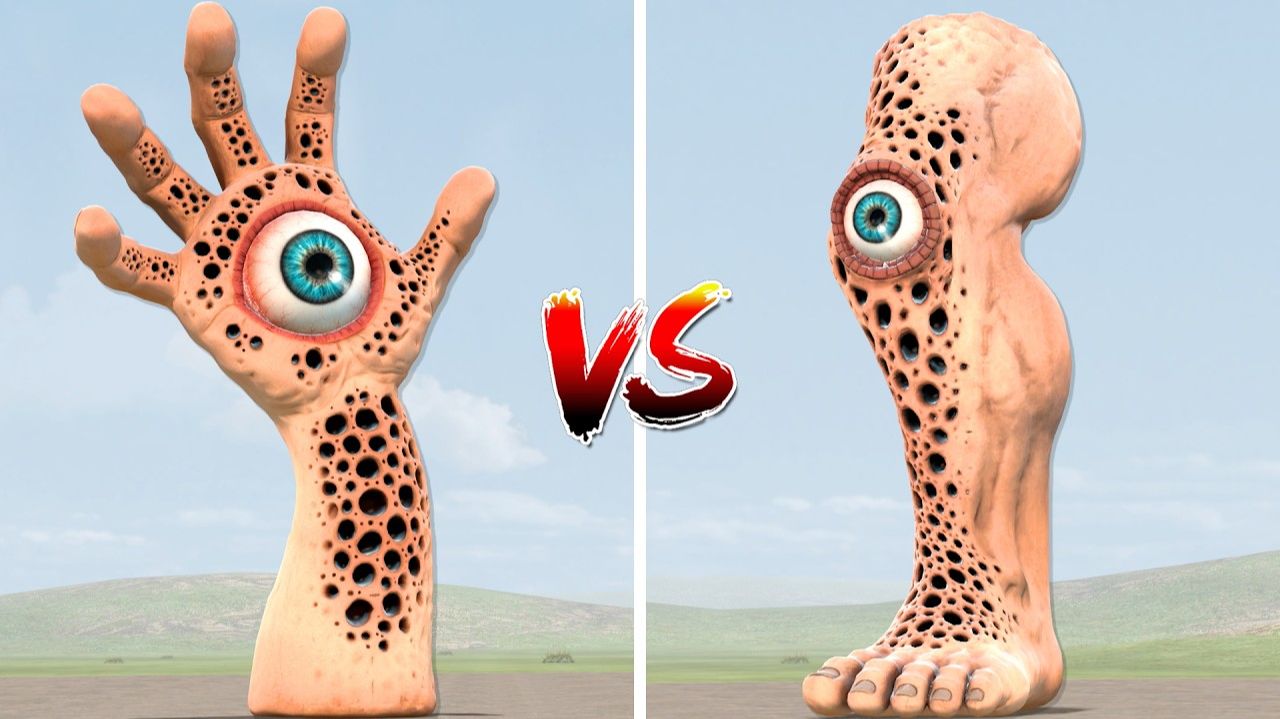 НОВАЯ ТРИПОФОБИЯ РУКА VS НОГА! ВИХРЕВАЯ ТРИПОФОБИЯ И ДРУГИЕ ЧУДОВИЩА в Garry's Mod!