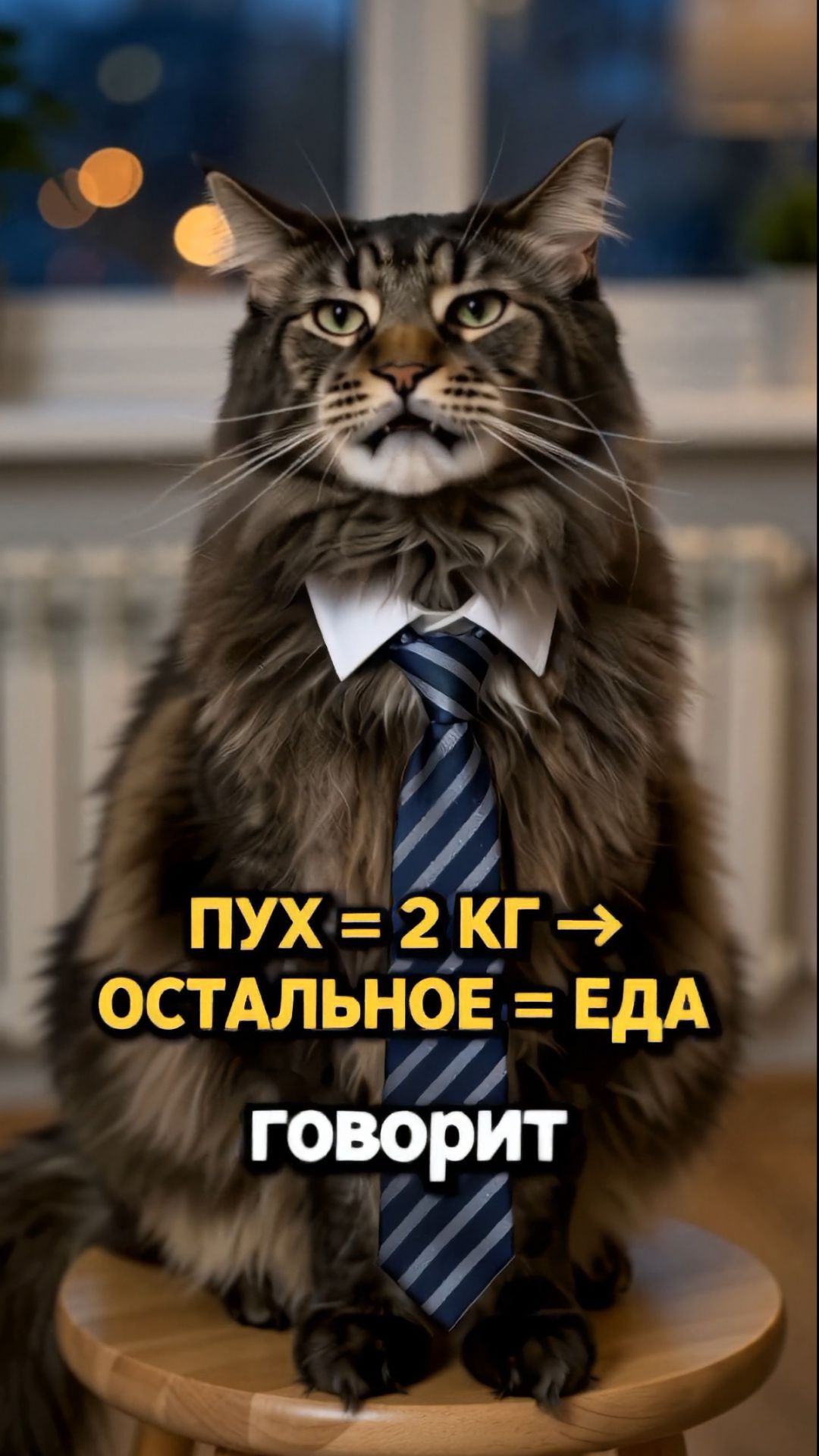 Короче: кот не толстый, он ПУШИСТЫЙ 😹 #shorts