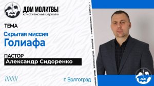 Тема « Скрытая миссия Голиафа. «