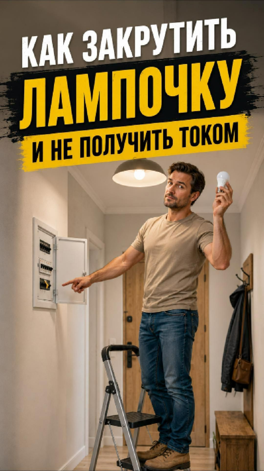 Как сменить лампочку безопасно? 4 простых шага