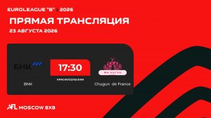 AFL26. Euroleague «B». Day 9. BNK - Chugun de France