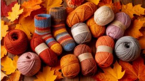 🧦 🍂🌾🍁 СП «Носочный Блюз Осени. Сезон 3» 🍂🌾🍁🧦Август «Краски летнего палисадника»