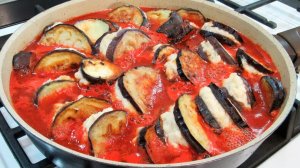 Так ВКУСНО на УЖИН! Немного Фарша и Баклажаны - готовлю просто в одной сковороде