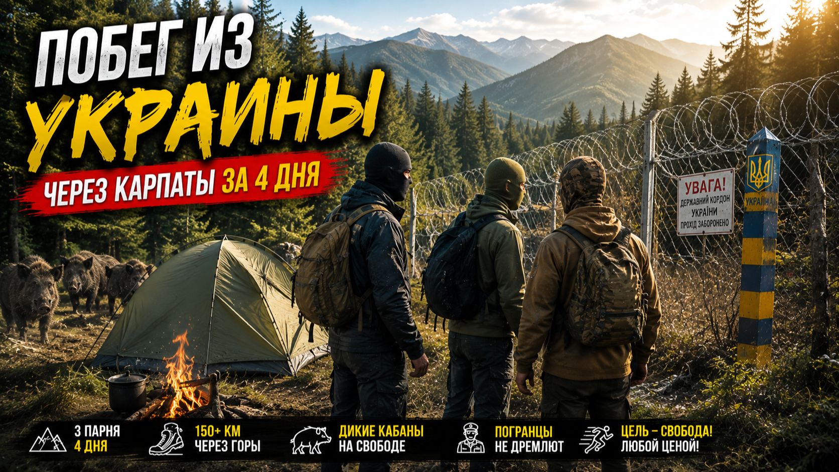 Быстрый но сложный побег из Украины за 98 дней