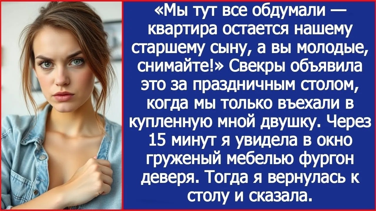 ИСТОРИИ ИЗ ЖИЗНИ/Эта квартира моему старшему!- заявила свекровь/РЕАЛЬНЫЕ ИСТОРИИ/ЖИЗНЕННЫЕ ИСТОРИИ