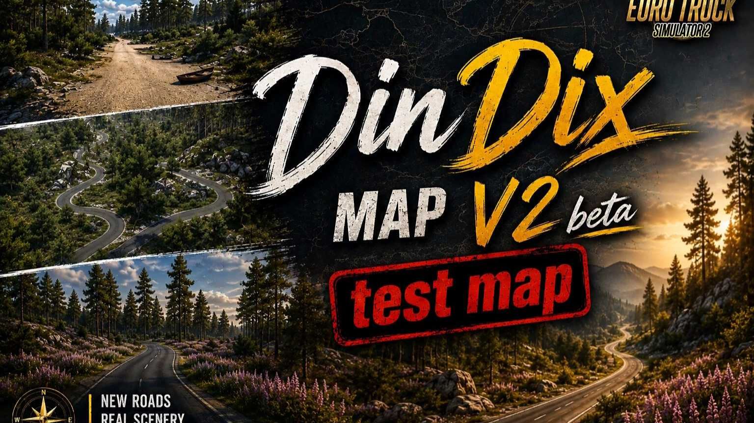 ETS 2 V1.60 Dindix Map V2 Beta