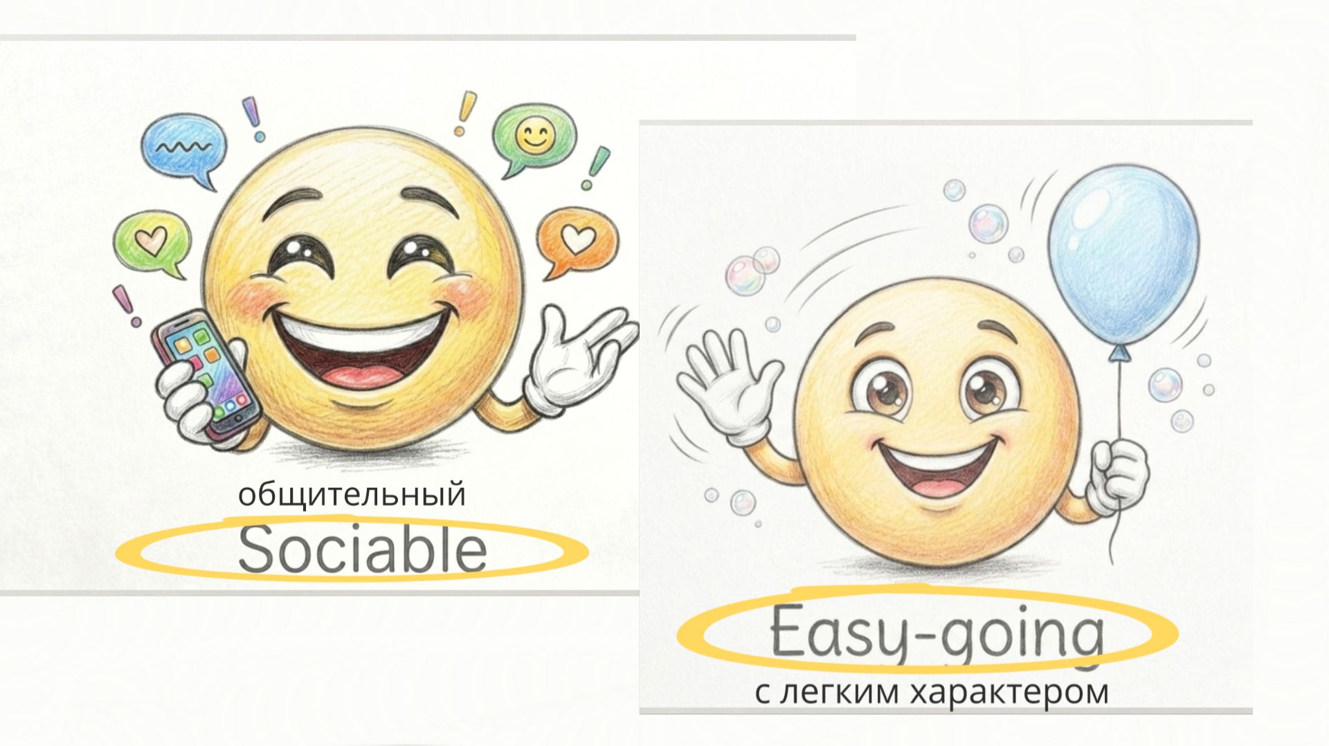 Spotlight 8. Module 1a. Character Adjectives. Ex.5 (easy-going And Sociable)