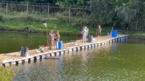 Александр паркует очередного Осетра
