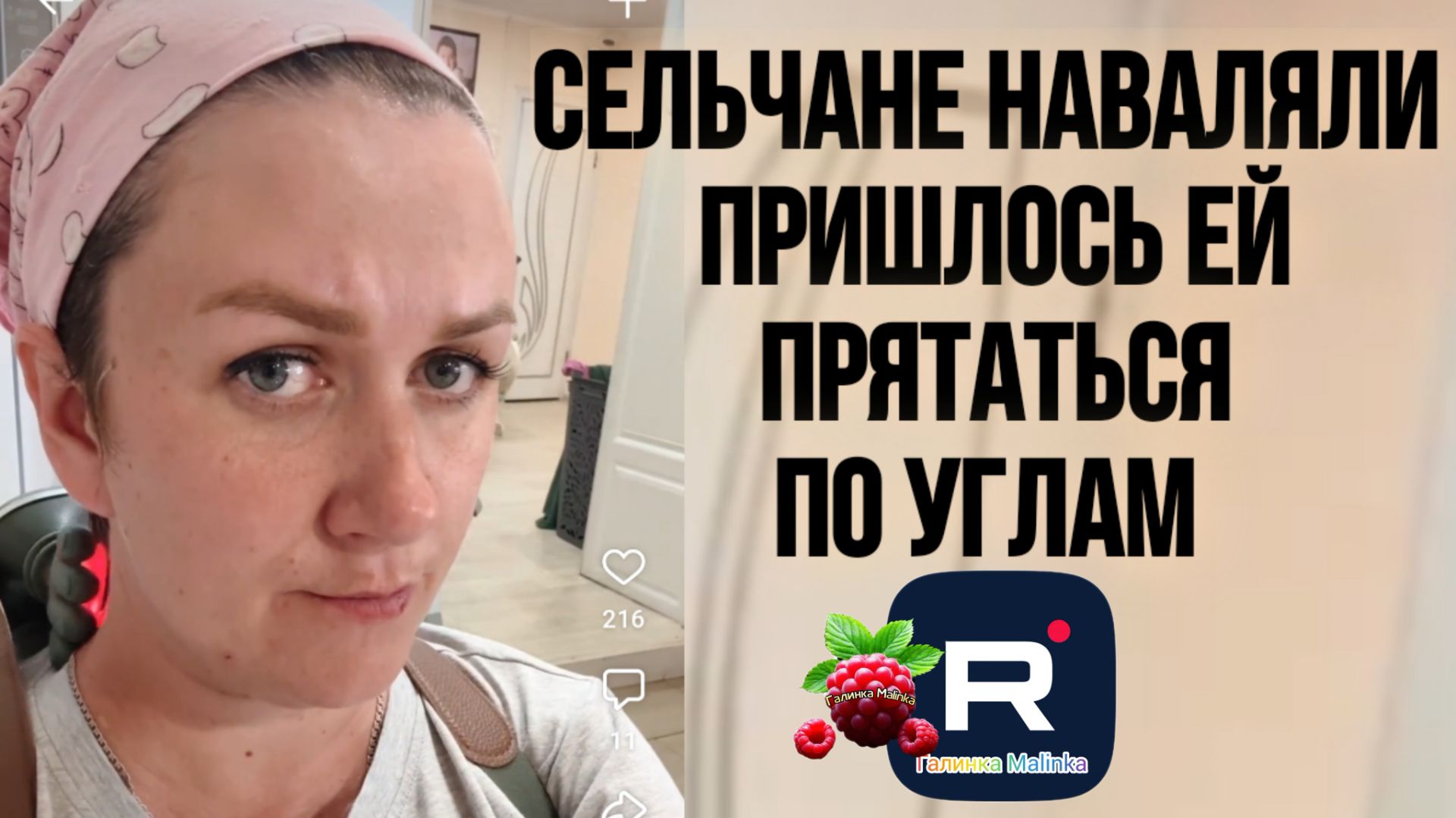 Сельчане наваляли. Пришлось ей прятаться по углам /Деревенский дневник очень многодетной мамы Обзор