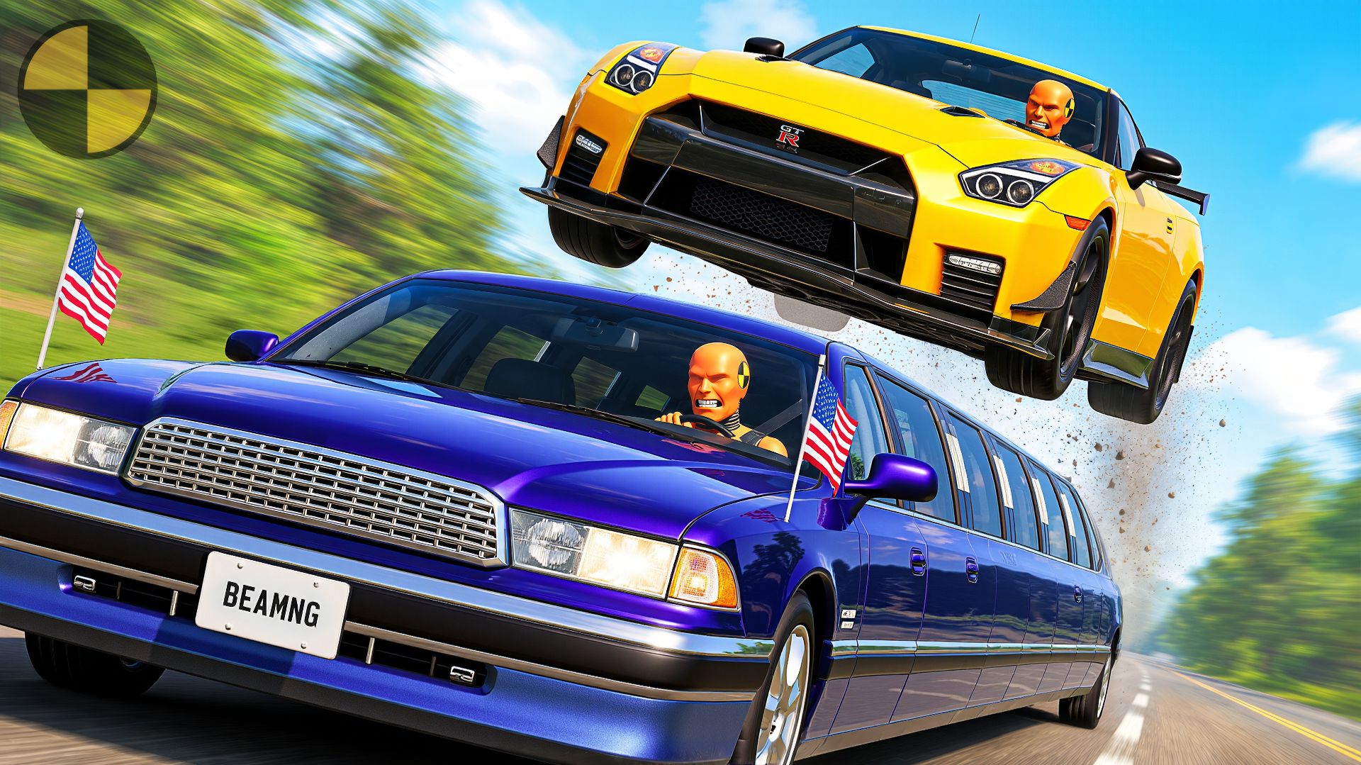 НЕТЕРПИЛИВЫЕ ВОДИТЕЛИ получают мгновенную карму 5  BeamNG drive эпичные сюжеты