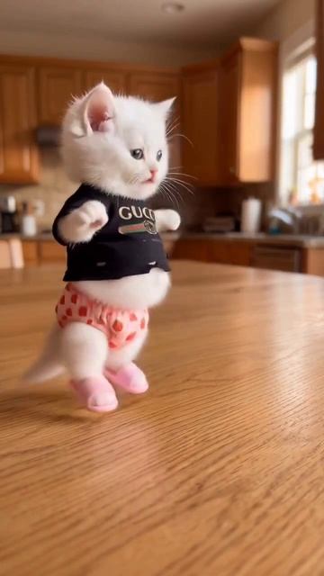 Котёнок в малинке разорвал танцпол!  Смотри до конца