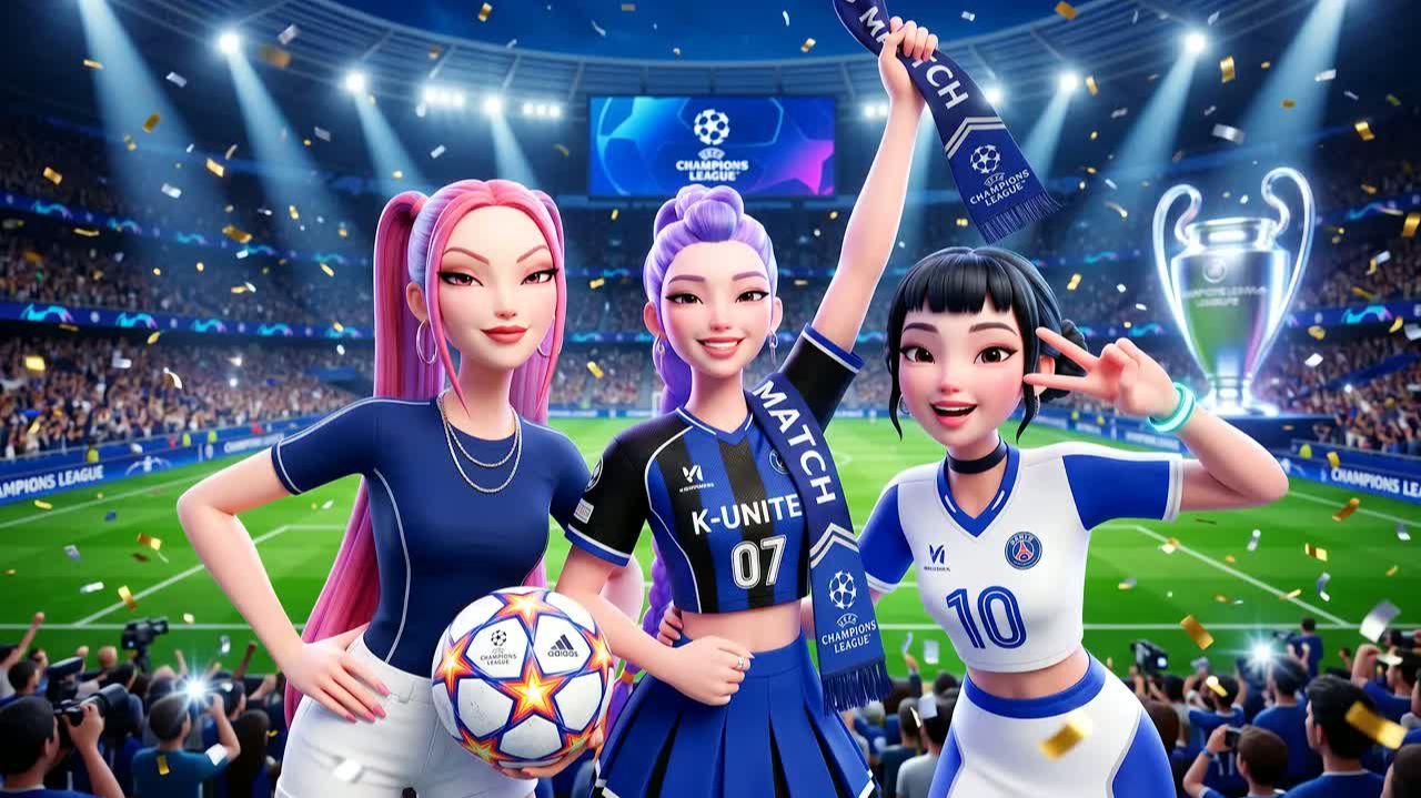 ХАНТРИКС на финале UCL 2026 ⚽🔥 [KPop Охотники на демонов]