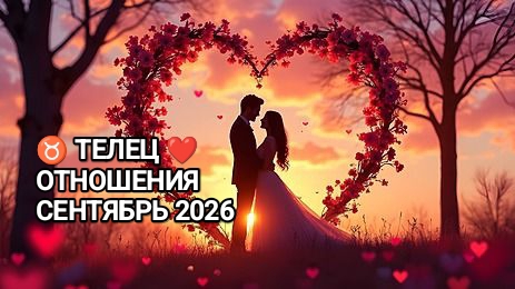 ♉ ТЕЛЕЦ ❤️ ОТНОШЕНИЯ СЕНТЯБРЬ 2026