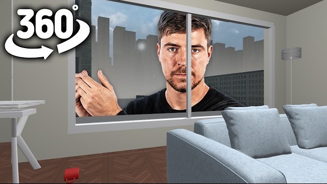 Гигантский мистер Бист Ризз в городе!  360 VR