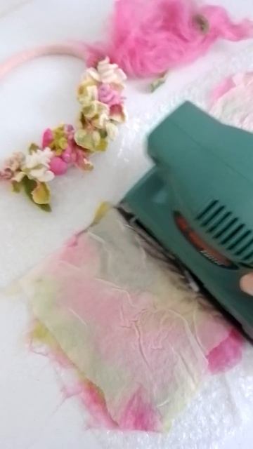 валяние из шерсти, колье на шею