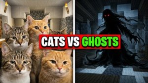 КОТЯТА ПРОТИВ ПРИЗРАКА НА ОГРОМНОЙ ЯХТЕ! ВЫЖИВАНИЕ ПРОТИВ СМЕШНОГО ПРИВЕДЕНИЯ!