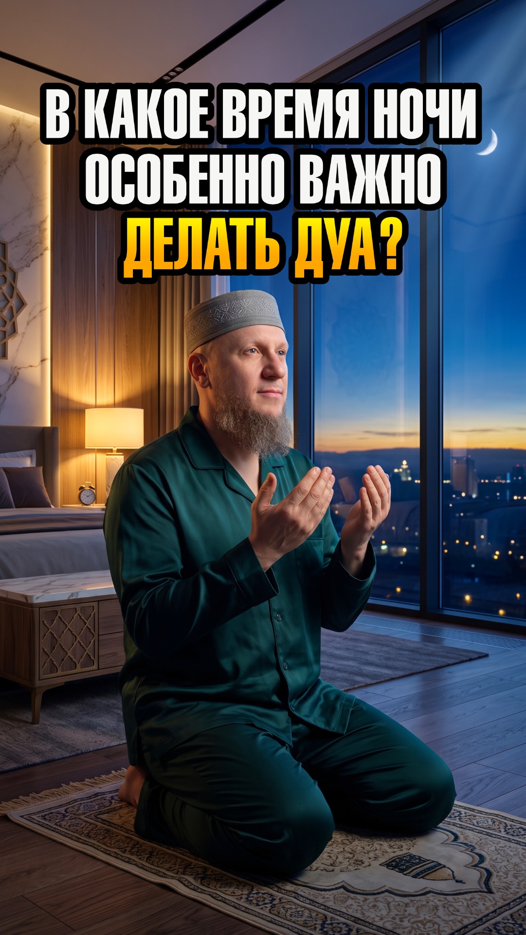В КАКОЕ ВРЕМЯ НОЧИ ОСОБЕННО ВАЖНО ДЕЛАТЬ ДУА?  #ислам #религия #вера