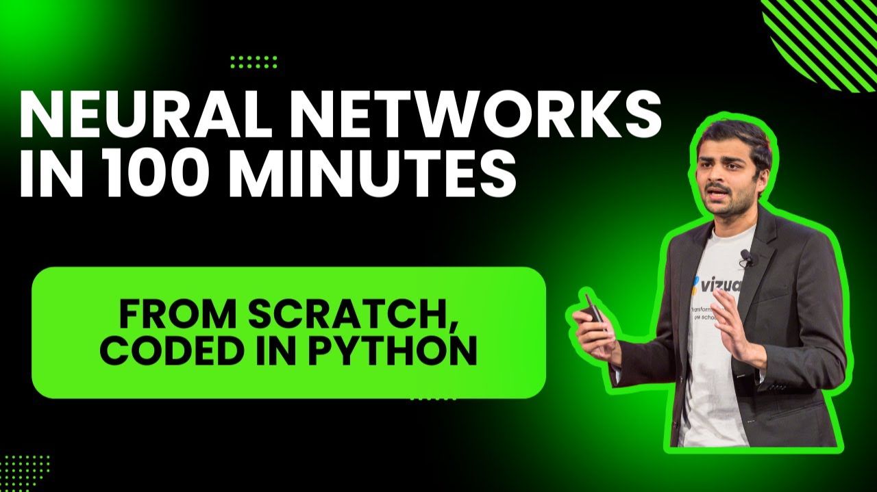 35) Neural Networks In 100 Minutes Coded From Scratch