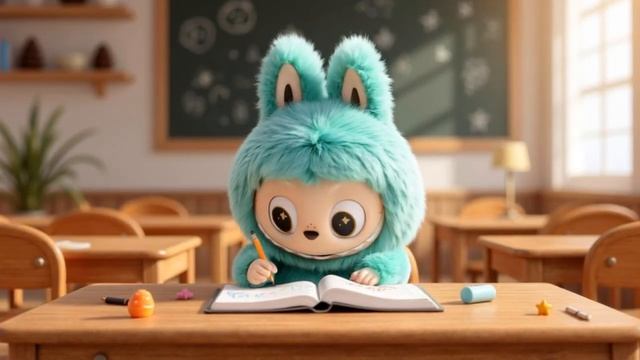 ЛАБУБУ В ШКОЛЕ 🎒✨ Мультфильм для детей