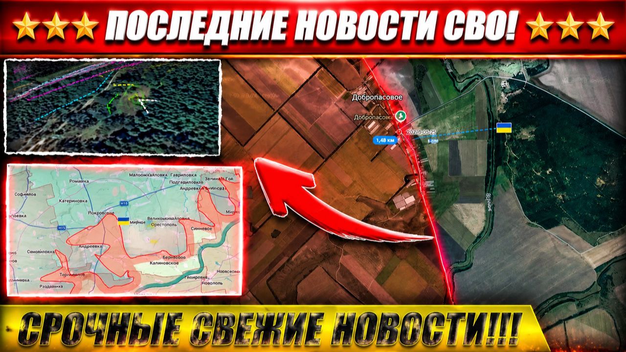 Сводка с фронта СВО и карта боевых действий на Украине сегодня 23.08.2026
