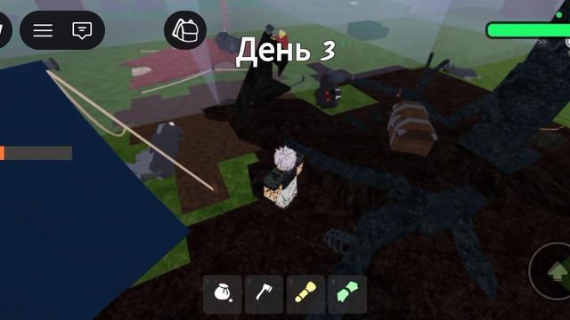 пользуюсь только новым оружием в 99 ночей в лесу! сколько дней получилось выжить?!