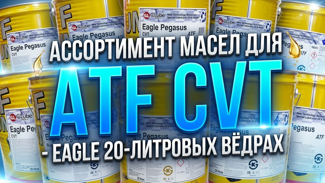 МАСЛА ДЛЯ АВТОМАТОВ ATF И ВАРИАТОРОВ CVT EAGLE В 20-ТИ ЛИТРОВЫХ ВЁДРАХ. ЮЖНАЯ КОРЕЯ anton_mygt