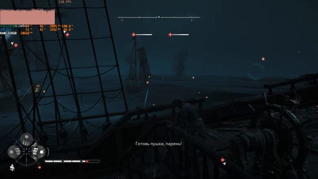 тест процессора Xeon E5 2667v4 в Assassin’s Creed IV Black Flag Resynced (минимальные настройки)
