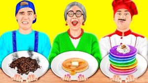 Кулинарный Челлендж_ Я против Бабушки _ Кухонные гаджеты и Лайфхаки для родителей-1