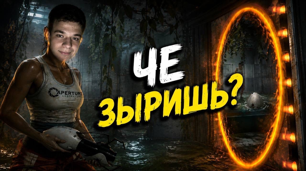 ЗАЧЕТНАЯ ПОРТАЛЬНАЯ ПУШКА➡️ Portal 2