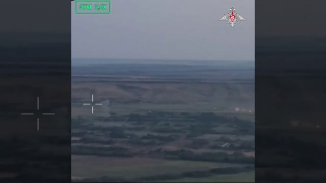 Военнослужащие расчёта РСЗО «Ураган» уничтожили опорный пункт и пункт управления БПЛА ВСУ на Добропо