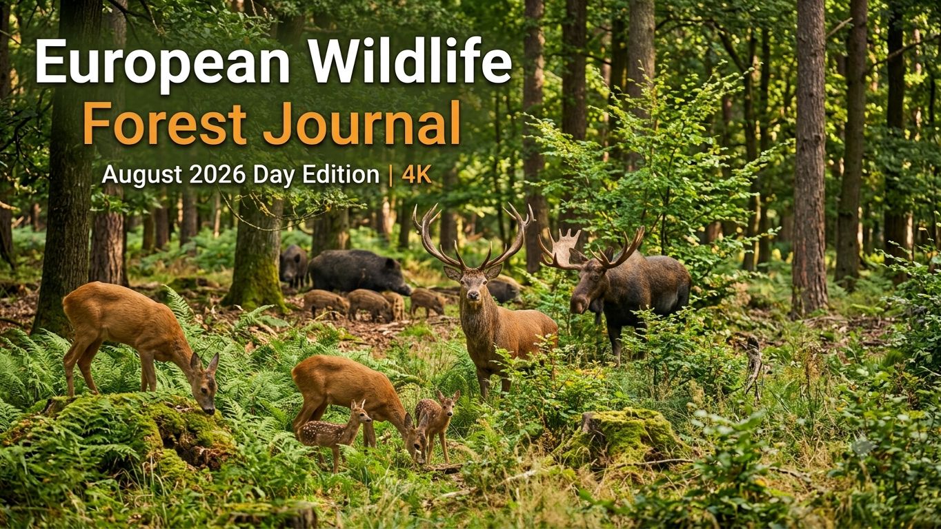 European Wildlife: Journal | August 2026 Day Edition | FHD