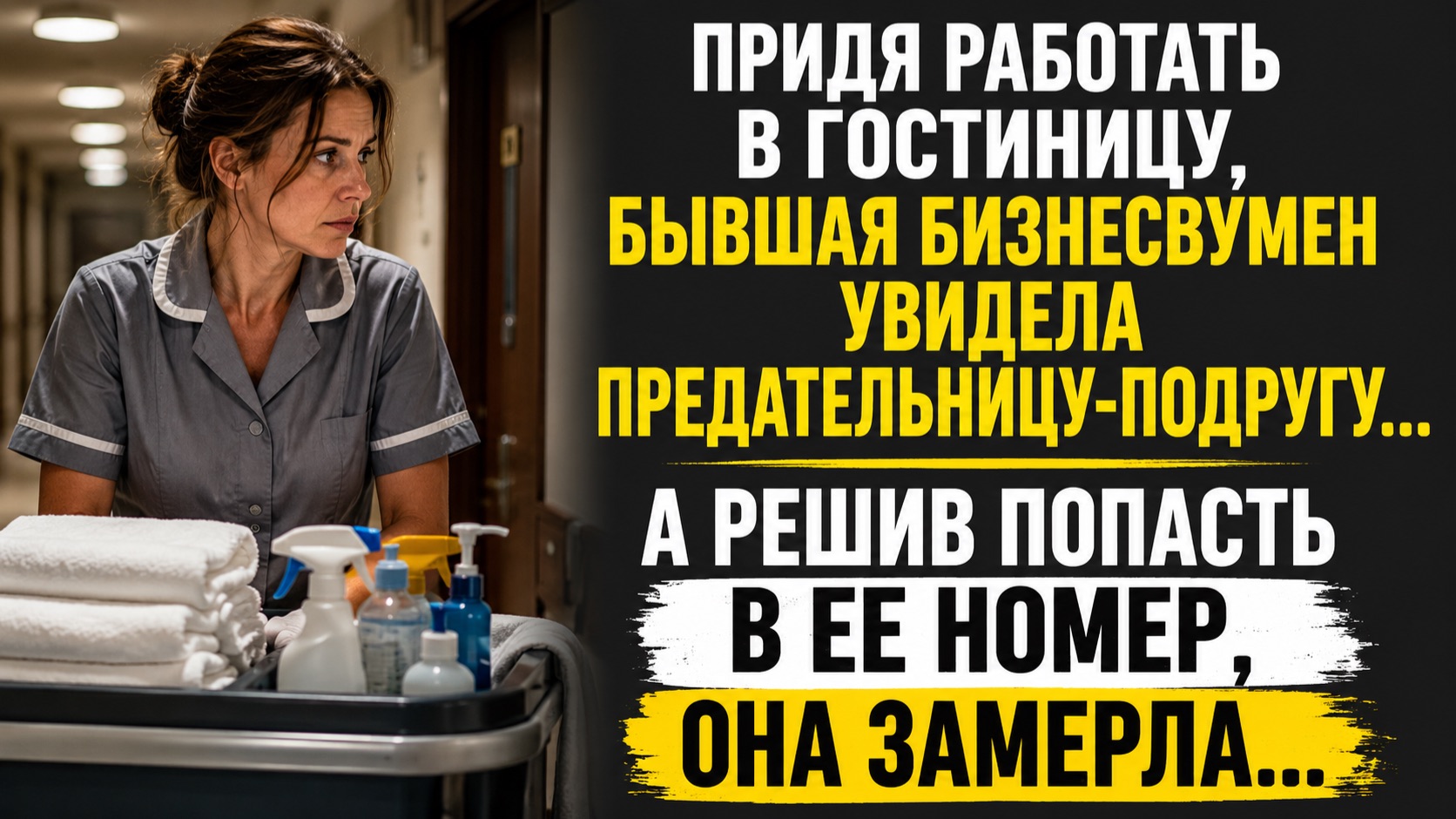 Бывшая бизнесвумен устроилась горничной и увидела имя предавшей её подруги. Войдя замерла...