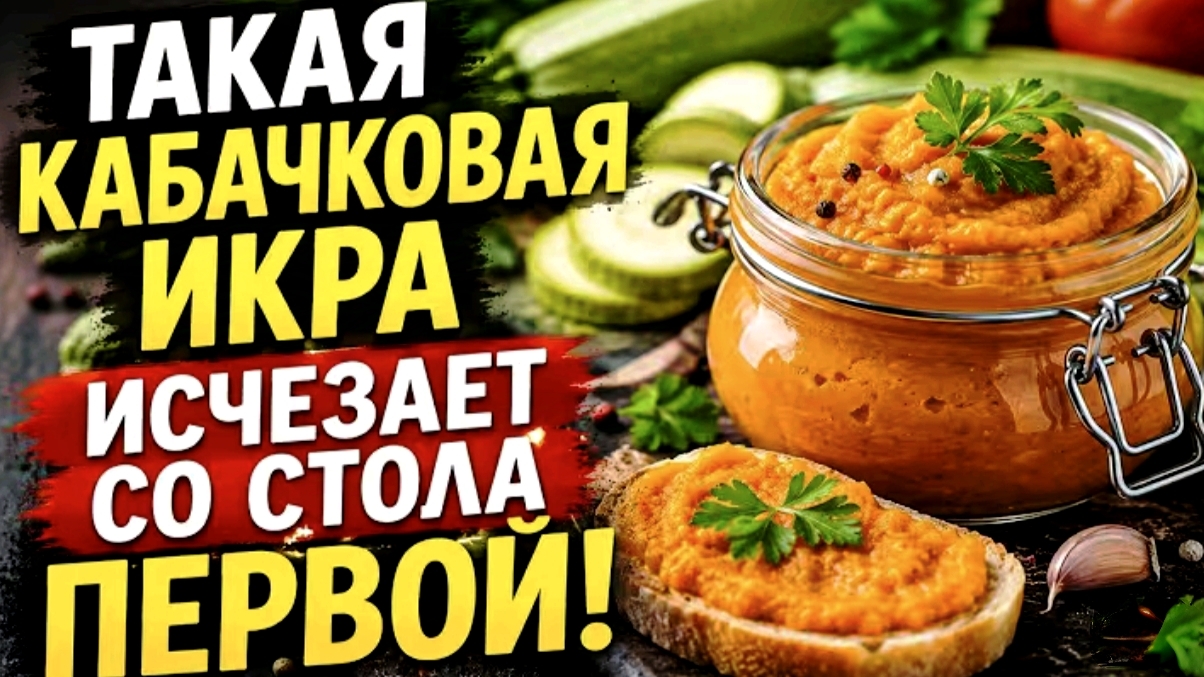 КАБАЧКОВАЯ ИКРА - простой и проверенный рецепт!