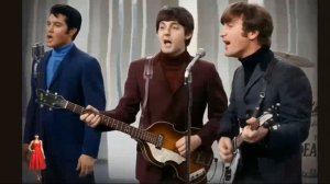 Что, если бы Элвис и The Beatles  вместе выступили. Нейросеть. #Битлз