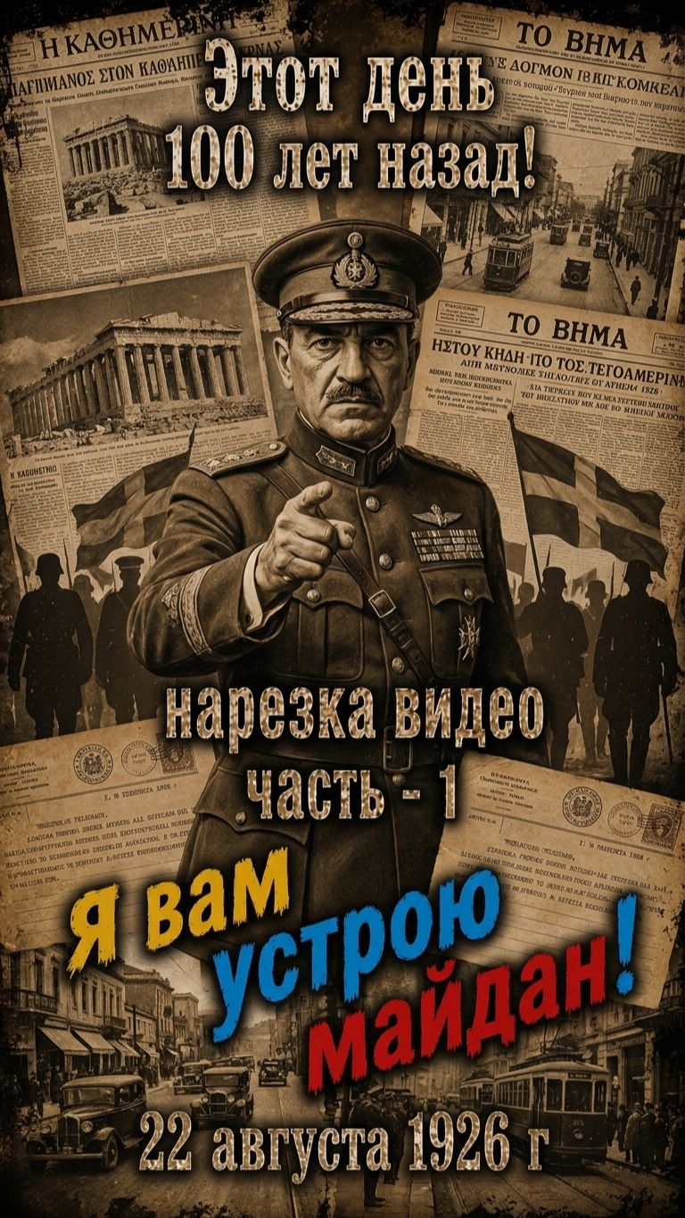 Стоит увидеть события, про которые нам никто не рассказывал! 22/08/1926-1 Этот день 100 лет назад!