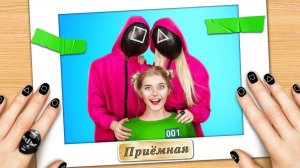 Меня Удочерила Семья Охранников из Игры в Кальмара # Моя Няня - Кукла